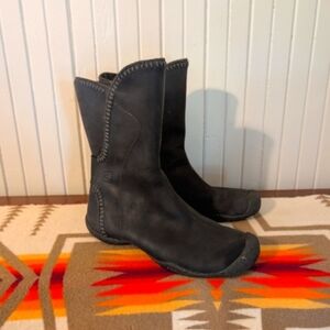 Keen Chamonix Outdoor Women's Black Snow Winter boot 7.5 Leather